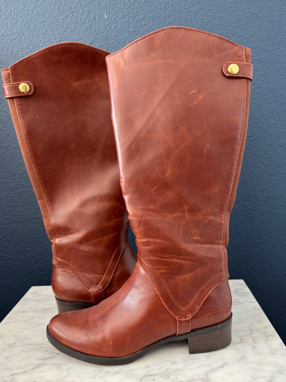 Merona Brown Over-the-Knee Leather Boots